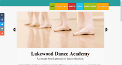 Desktop Screenshot of lakewooddance.com