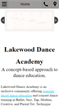 Mobile Screenshot of lakewooddance.com
